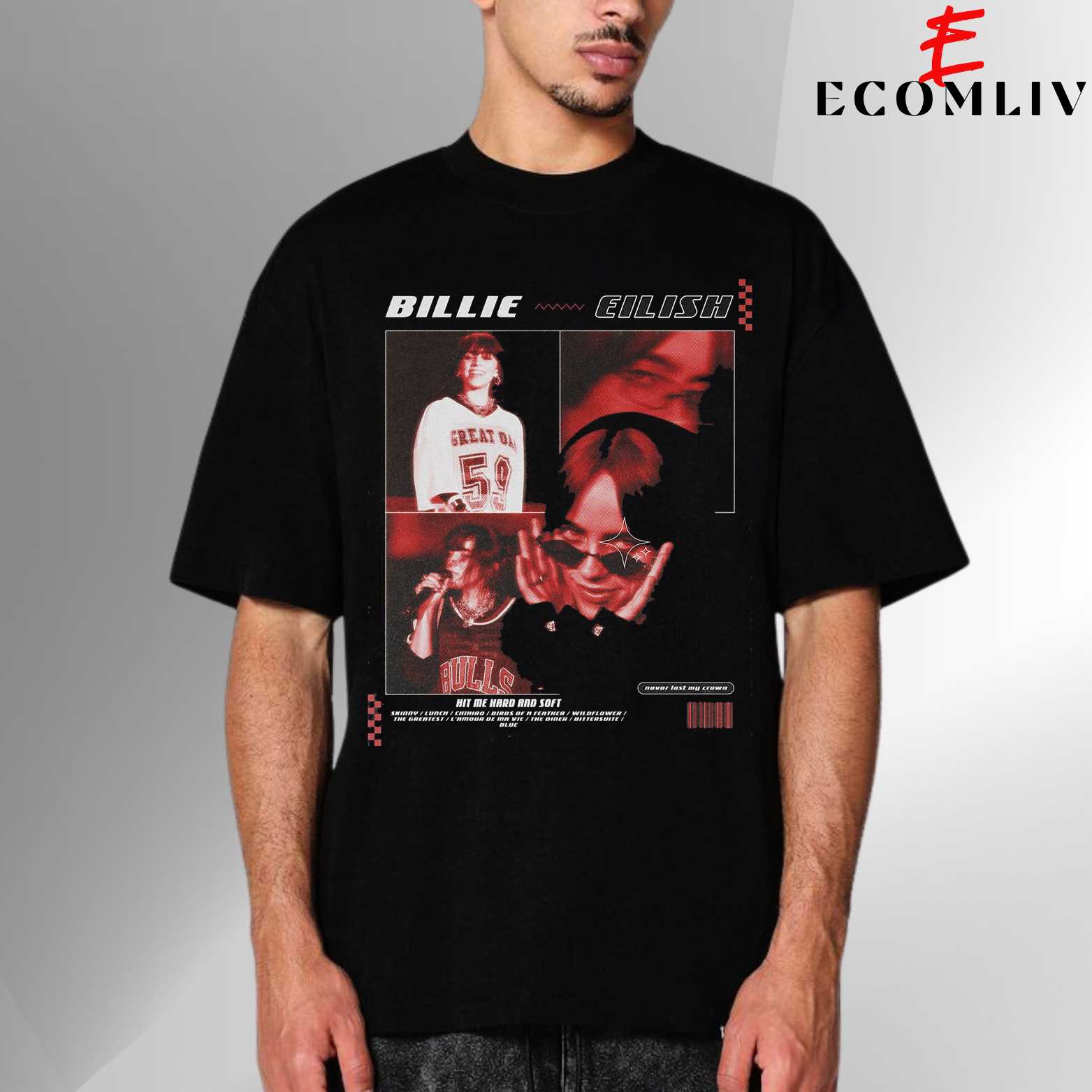 Billie Eilish Hit Me Hard And Soft T-Shirt, Album Unisex Tee, Music Streetwear Shirt